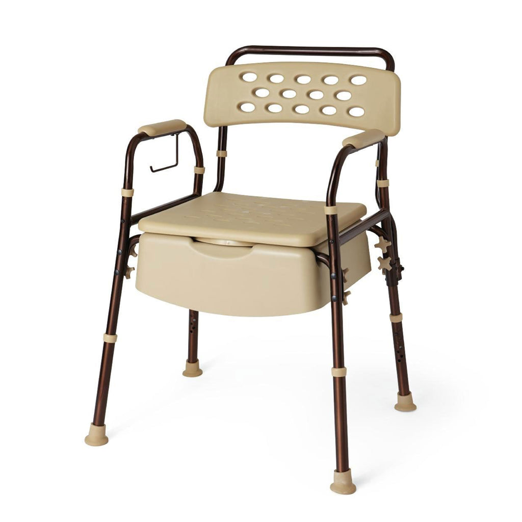 Elements Bedside Commode with Microban