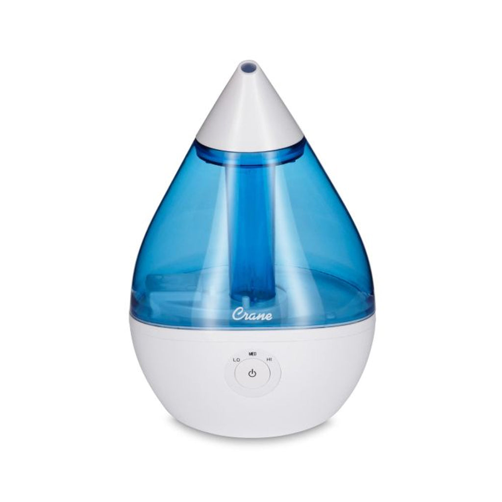 Crane Droplet Ultrasonic Cool Mist Humidifier, 0.5Gal 1Ct