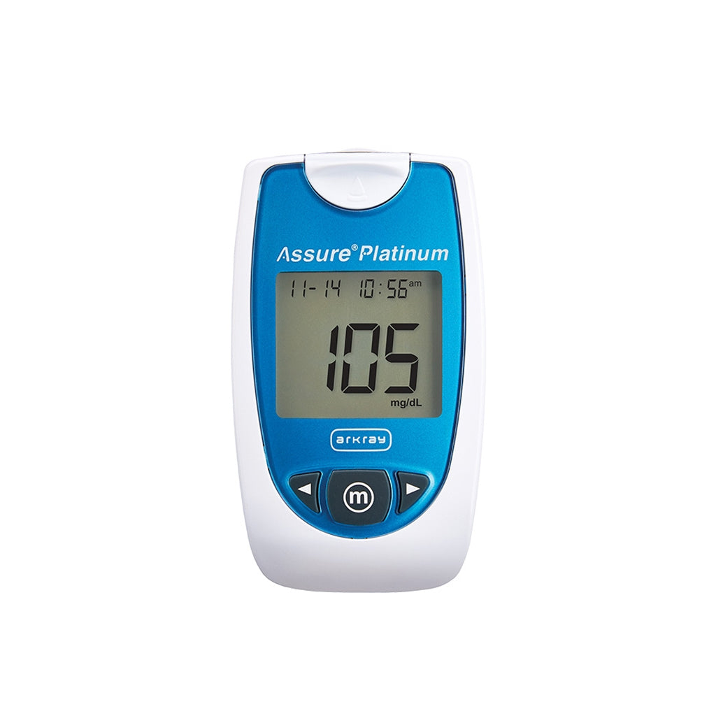 Blood Glucose Meter Assure® Platinum 7 Second Results Stores up to 500 Results No Coding Required