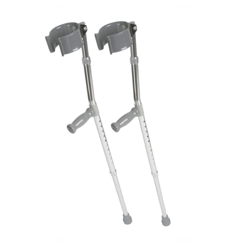 Medline Aluminum Forearm Crutches